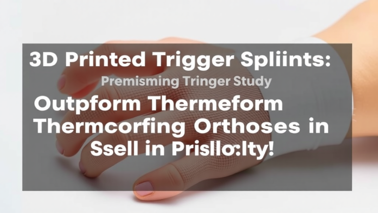 3D-Printed Trigger Finger Splints Outperform Thermoformed Orthoses in Pilot Study