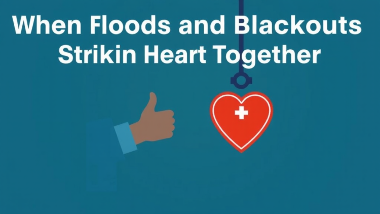 When Floods and Blackouts Strike Together, Heart Hospitalizations Surge