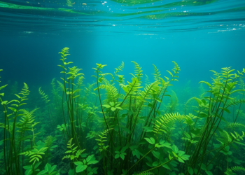 Underwater Plants Set the Daily Rhythm of Nitrogen in a Karst Stream
