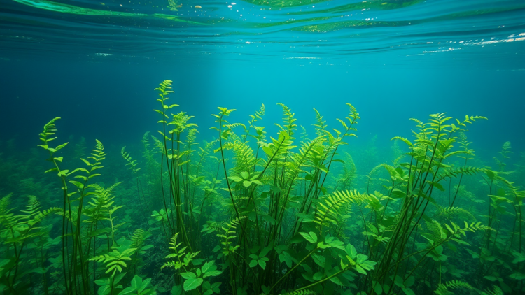 Underwater Plants Set the Daily Rhythm of Nitrogen in a Karst Stream