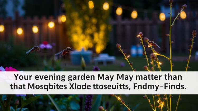 Your Evening Garden May Matter More Than Your Yard’s Mosquitoes, Study Finds