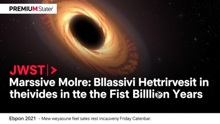 JWST Reveals Massive Black Holes Thriving in the Universe’s First Billion Years