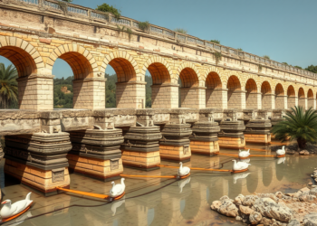Roman Aqueduct Carbonate Layers Reveal Nîmes May Have Been Depopulated by the Plague of Cyprian
