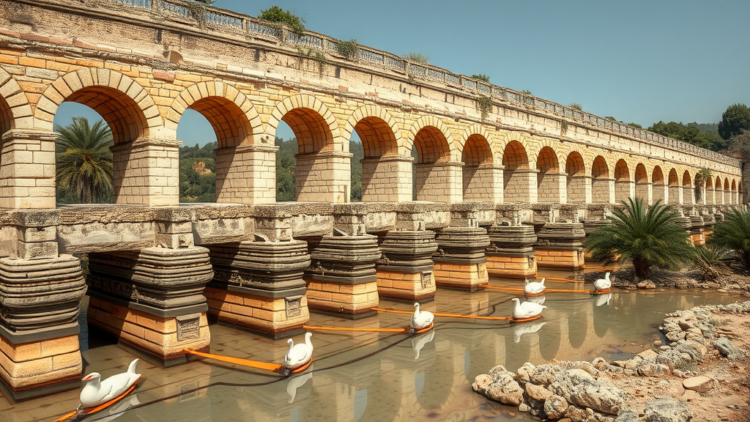 Roman Aqueduct Carbonate Layers Reveal Nîmes May Have Been Depopulated by the Plague of Cyprian