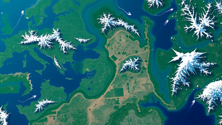 Lightweight AI Predicts Future Satellite Images Using Semi-Supervised Learning