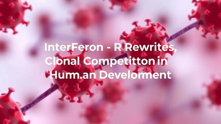 Interferon-α Rewrites Clonal Competition in Human Blood Development