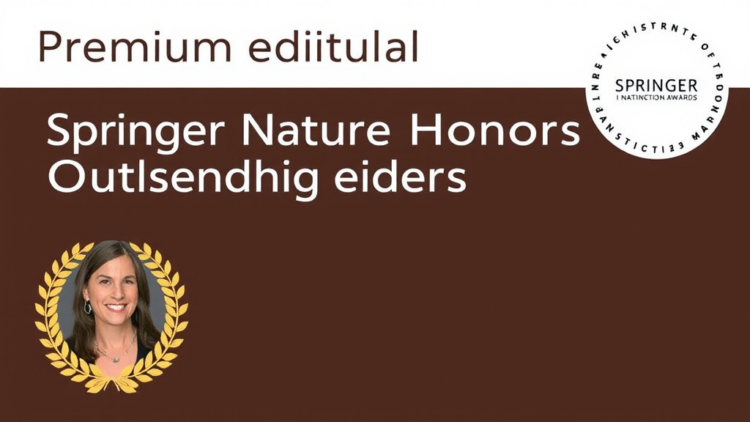 Springer Nature Honors Outstanding Editors with 2026 Editor of Distinction Awards