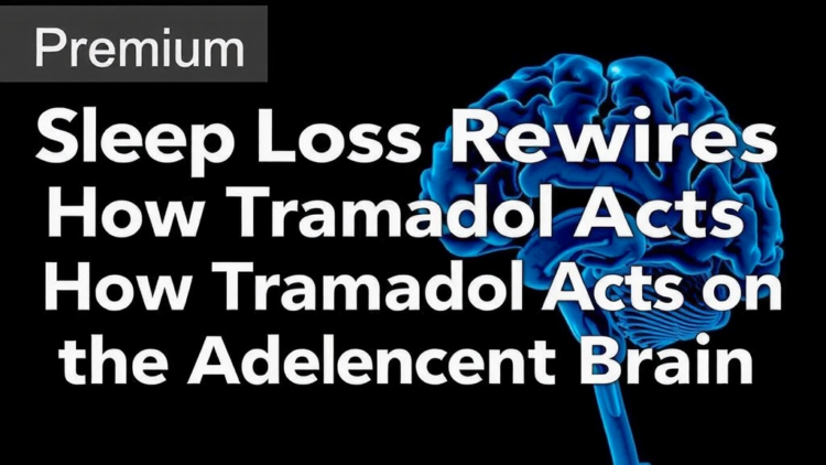 Sleep Loss Rewires How Tramadol Acts on the Adolescent Brain