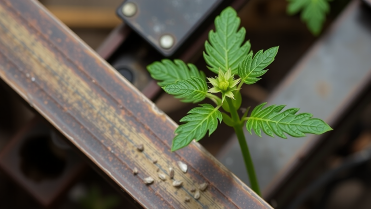 Common Garden Weed Shows Surprising Power to Shield Steel from Acid Corrosion