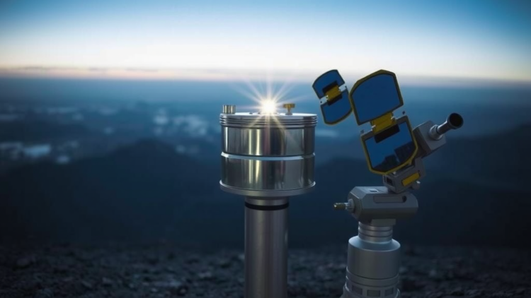 Laser Ranging Beacon With Multiple Reflectors Lets Telescopes Identify Satellites and Track Their Attitude