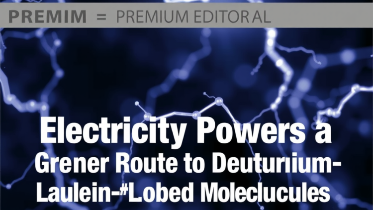 Electricity Powers a Greener Route to Deuterium-Labeled Antioxidant Molecules