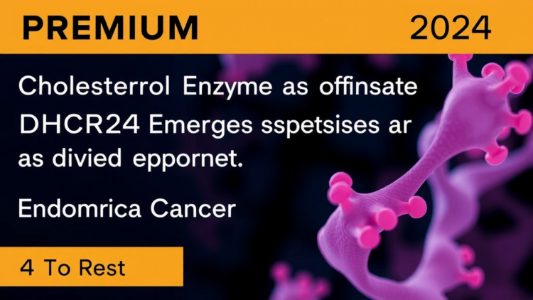 Cholesterol Enzyme DHCR24 Emerges as Driver and Biomarker of Endometrial Cancer