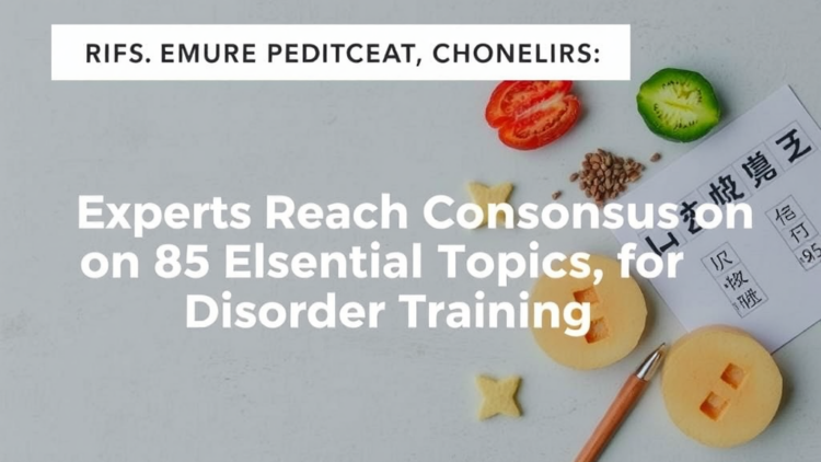 Experts Reach Consensus on 85 Essential Topics for Eating Disorder Training