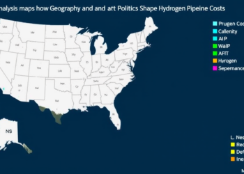 New Analysis Maps How Geography and Politics Shape Hydrogen Pipeline Costs