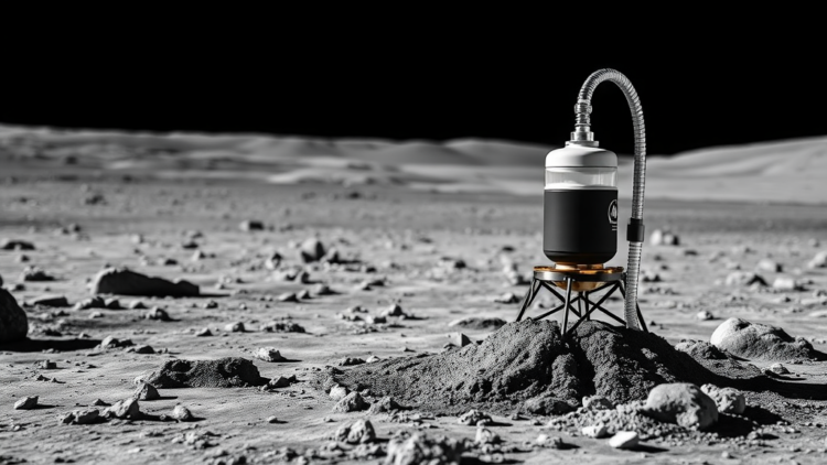 Pneumatic Sampler Scoops Lunar Soil in First Moon Test of PlanetVac Technology