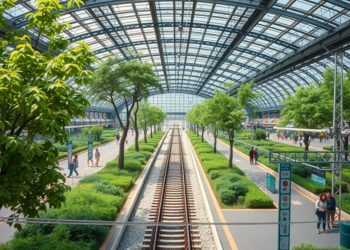 Satellite Data Reveal Green Spaces Around Train Stations Draw More Visitors