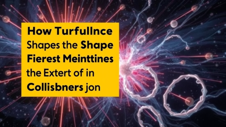 How Turbulence Shapes the Fiercest Collisions in the Universe