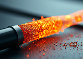 Ultrafine magnetic particles push soft actuators to 350 degrees Celsius