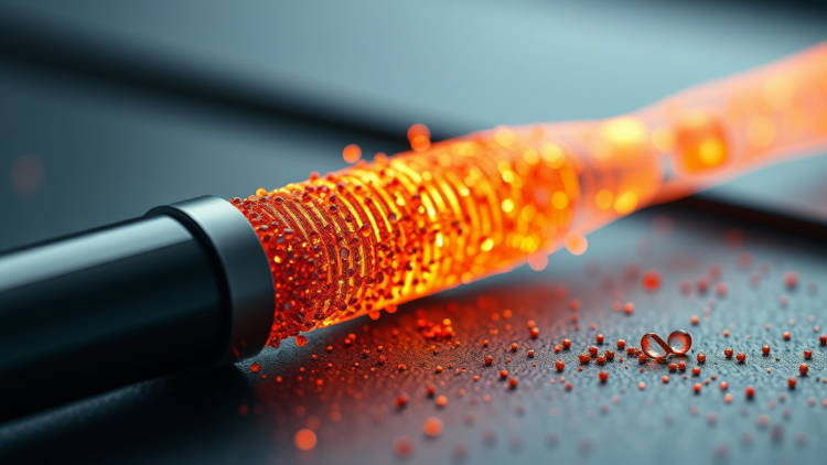 Ultrafine magnetic particles push soft actuators to 350 degrees Celsius