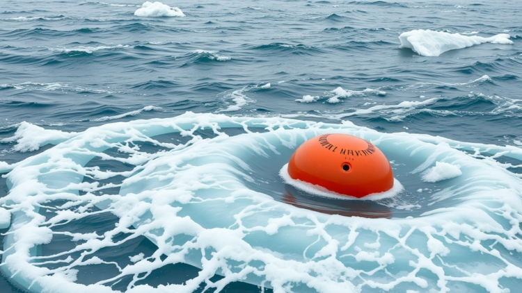 Ocean Waves Quietly Push Sea Ice Around, and New Buoy Data Finally Show How Much