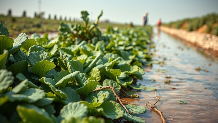 Algerian River Water Feeding Vegetable Farms Fails Safety Limits for Fecal Bacteria