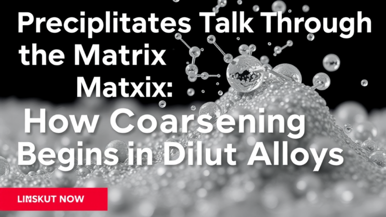Precipitates Talk Through the Matrix: How Coarsening Begins in Dilute Alloys