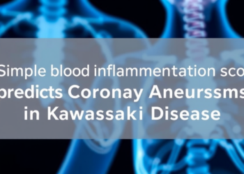 Simple Blood Inflammation Score Predicts Coronary Aneurysms in Kawasaki Disease