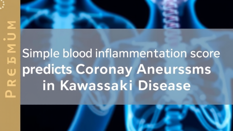 Simple Blood Inflammation Score Predicts Coronary Aneurysms in Kawasaki Disease