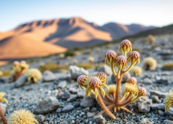 Molecular Efficiency Decides Which Alpine Desert Plants Survive Warming Climates