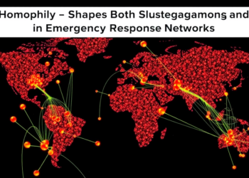 Homophily Shapes Both Clustering and Segregation in Emergency Response Networks