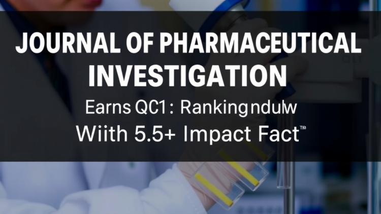 Journal of Pharmaceutical Investigation Earns Q1 Ranking With 5.5 Impact Factor