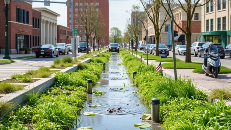 Three Forces Decide Whether Green Stormwater Infrastructure Spreads Through a City