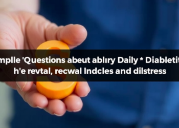 Simple Questions About Daily Diabetes Habits Reveal Hidden Risks and Distress