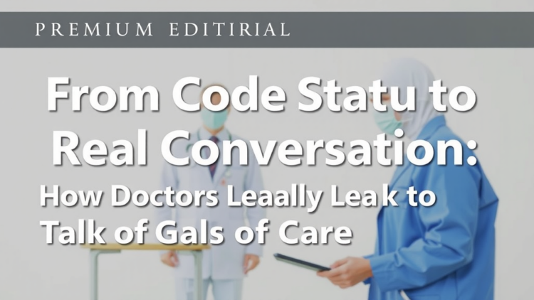 From Code Status to Real Conversation: How Doctors Actually Learn to Talk About Goals of Care
