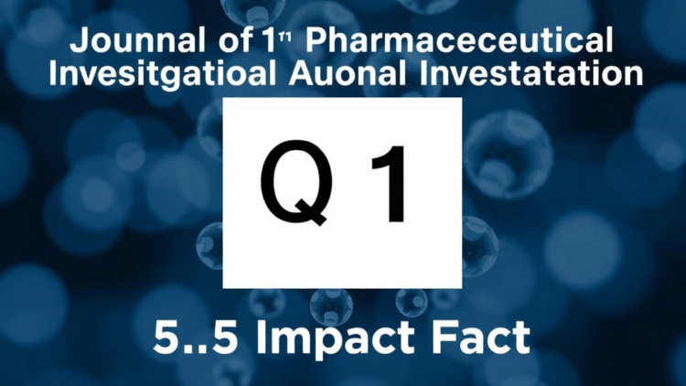Journal of Pharmaceutical Investigation Reaches Q1 Standing With 5.5 Impact Factor