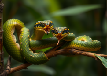 Venomous Bamboo Pitvipers Show Fierce Loyalty to Their Perches as Traffickers Close In