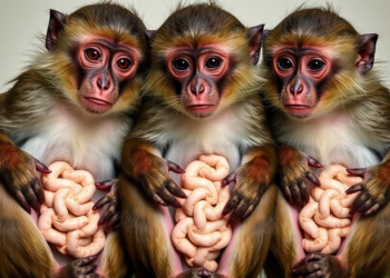 Gut Parasites in Captive Macaques Reveal Close Genetic Ties to Human Infections