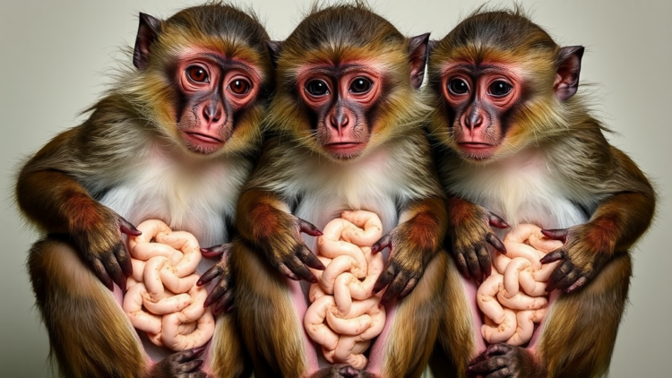 Gut Parasites in Captive Macaques Reveal Close Genetic Ties to Human Infections