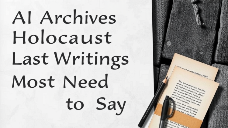 AI Archives Risk Erasing What Holocaust Last Writings Most Need to Say