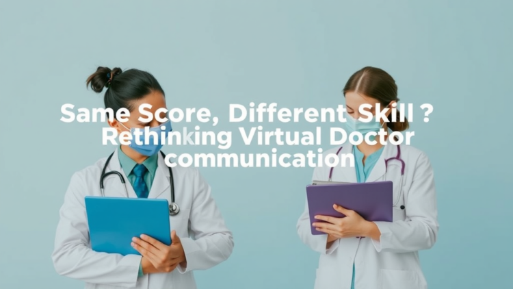 Same Score, Different Skill? Rethinking Virtual Doctor Communication Exams