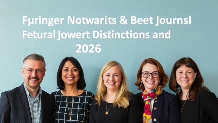Springer Nature Honors Standout Journal Editors With 2026 Distinction Awards