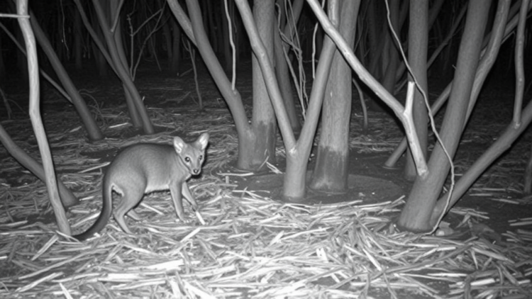 Seven-Year Camera-Trap Study Reveals Declining Threatened Mammals in Cambodian Mangroves