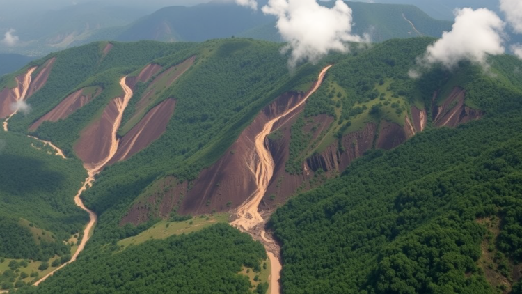 Decade of Satellite Images Reveals Accelerating Landslide Crisis in Eastern Congo Highlands
