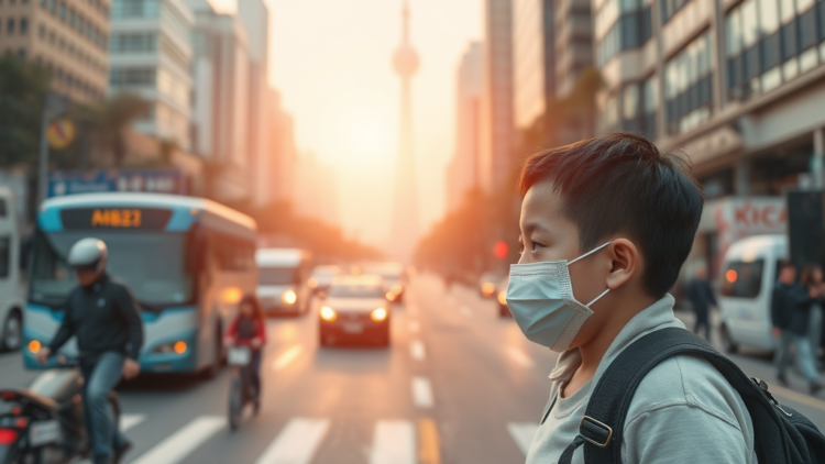 Traffic Gases and Particle Chemistry Linked to Children’s Respiratory Infections in Shanghai Study
