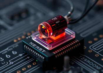 Tiny Robotic Cilia Sense Heat and Pump Fluid on a Chip