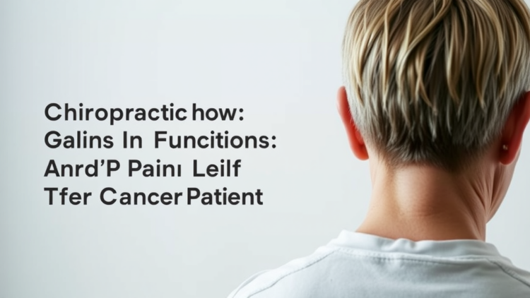 Chiropractic Care Shows Gains in Function and Pain Relief for Cancer Patients