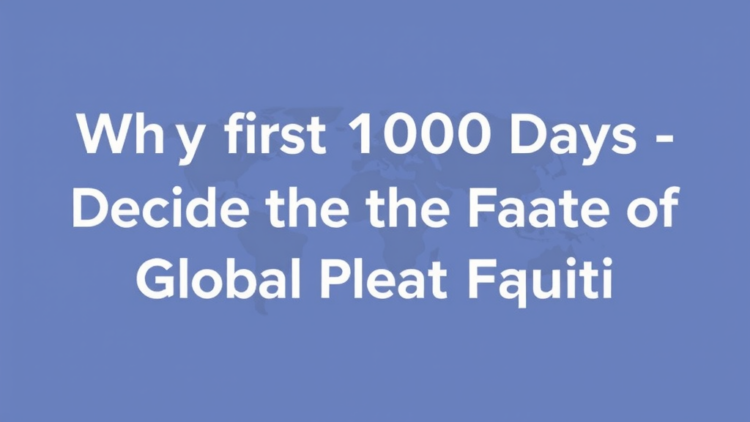 Why the First 1000 Days Decide the Fate of Global Health Equity