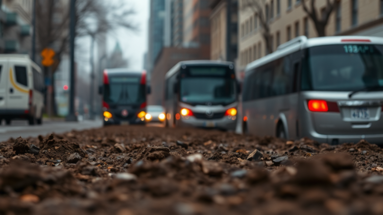 Magnetic fingerprints and AI reveal how traffic pollution hides in city soils