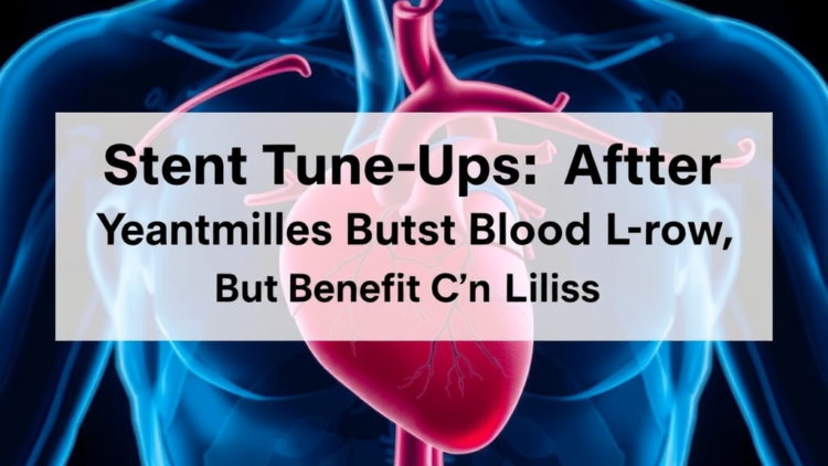 Stent Tune-Ups After Heart Procedures Boost Blood Flow, But Benefit Has Limits