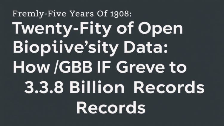 Twenty-Five Years of Open Biodiversity Data: How GBIF Grew to 3.8 Billion Records
